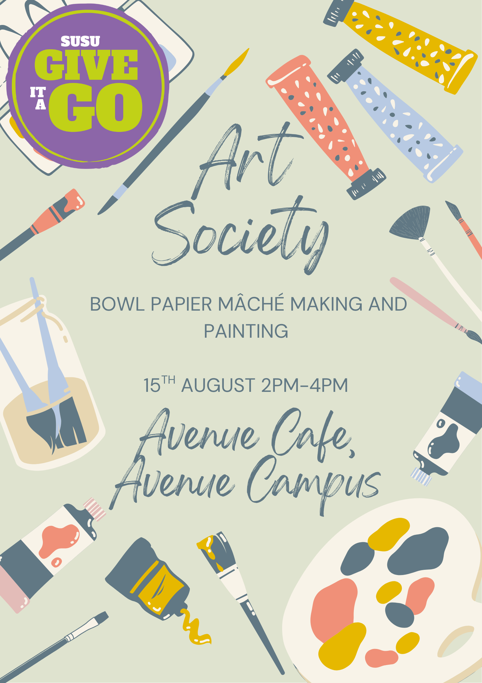 GIAG Bowl Papier Mâché Making and Painting- with Art Society